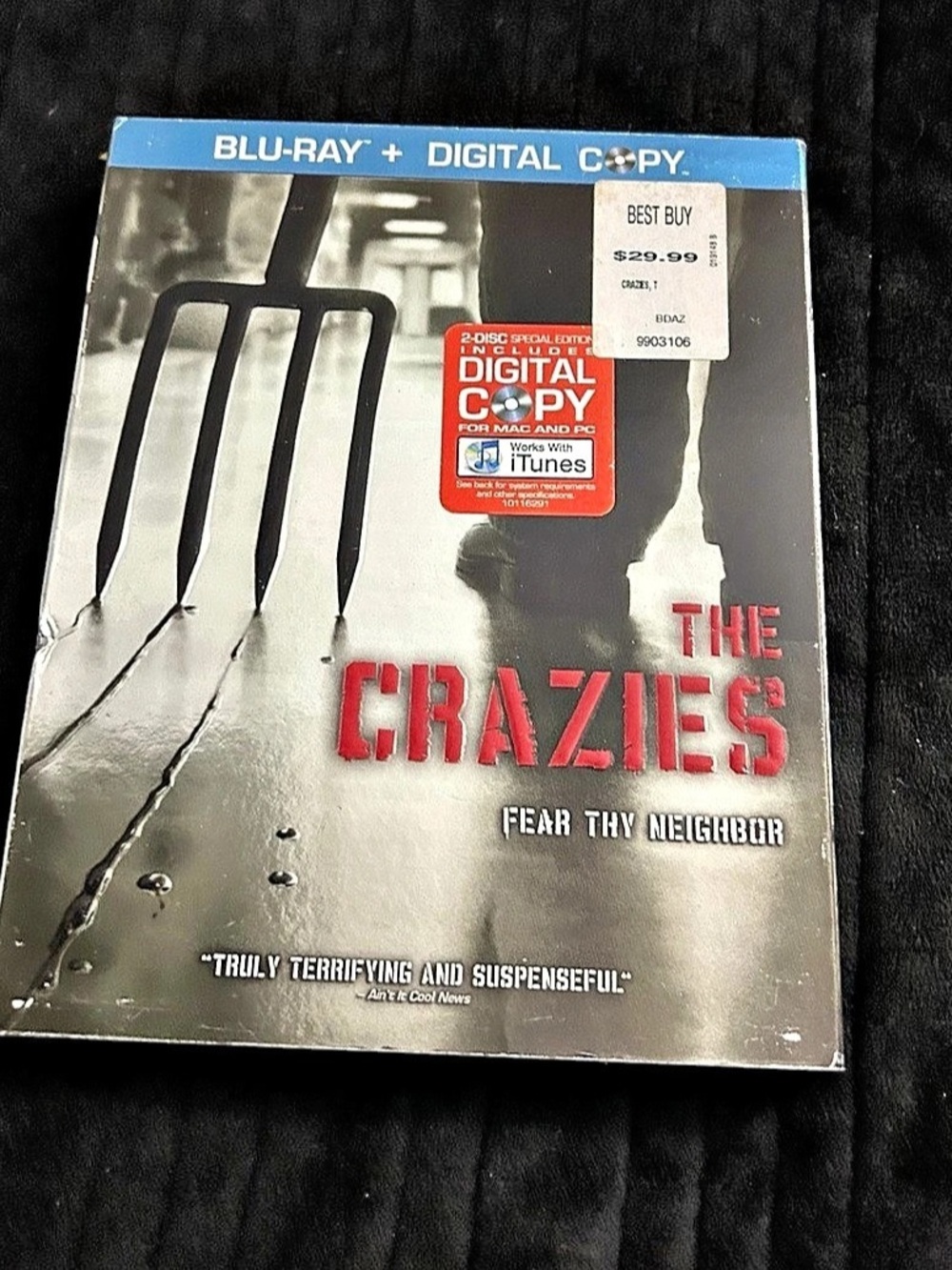 The Crazies Blu-Ray + Digital Copy 2-Disc Special Edition Timothy Olyphant Movie